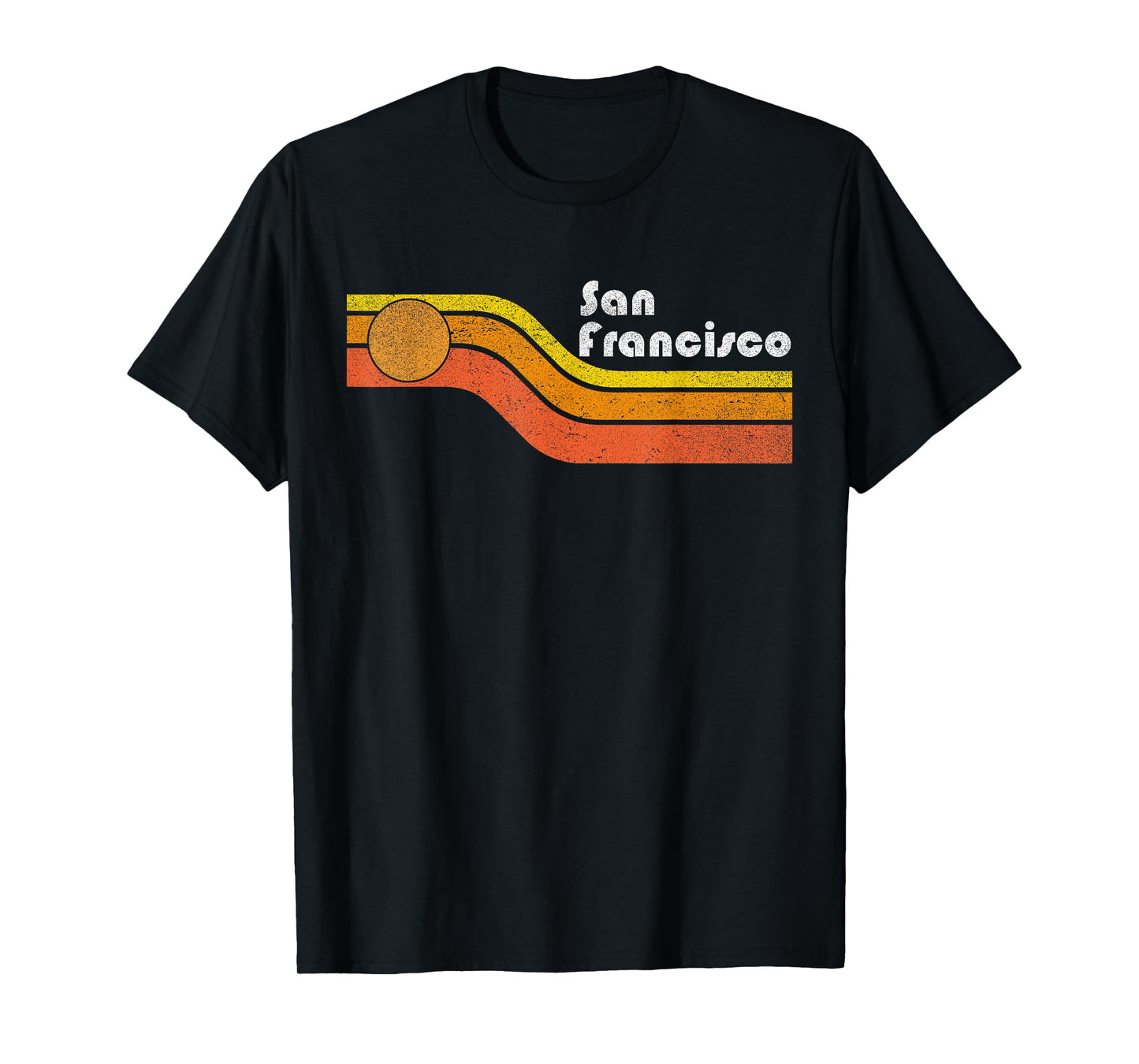 San Francisco - Vintage Men Women 70s 80s Graphic Cool Retro T-Shirt