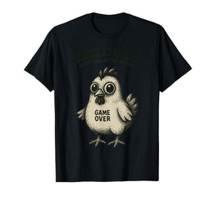 Funny Chicken Game Graphic Tee Men Women Teens Boys Girls T-Shirt