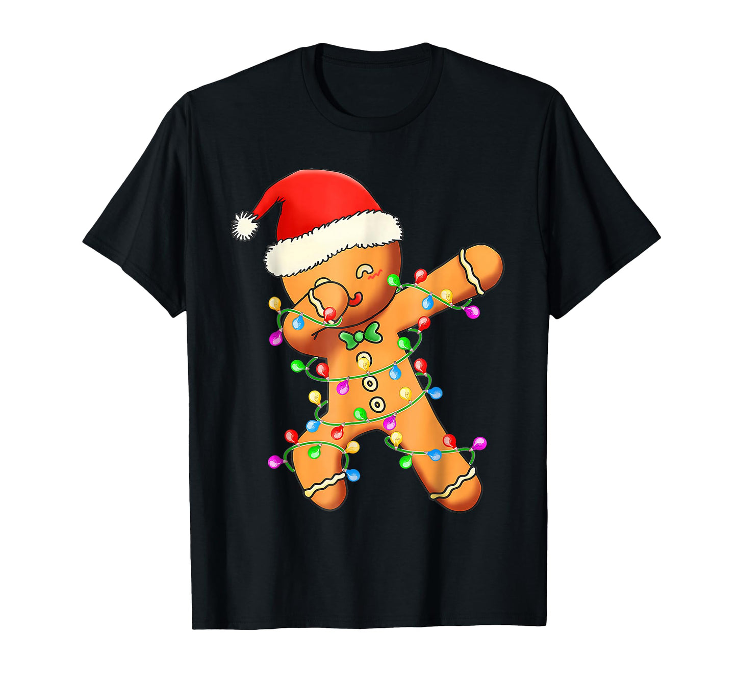Dabbing Gingerbread Christmas T-Shirt
