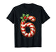 Christmas Six Seven 6 7 Meme Candy Cane Boys Girls Men Women T-Shirt