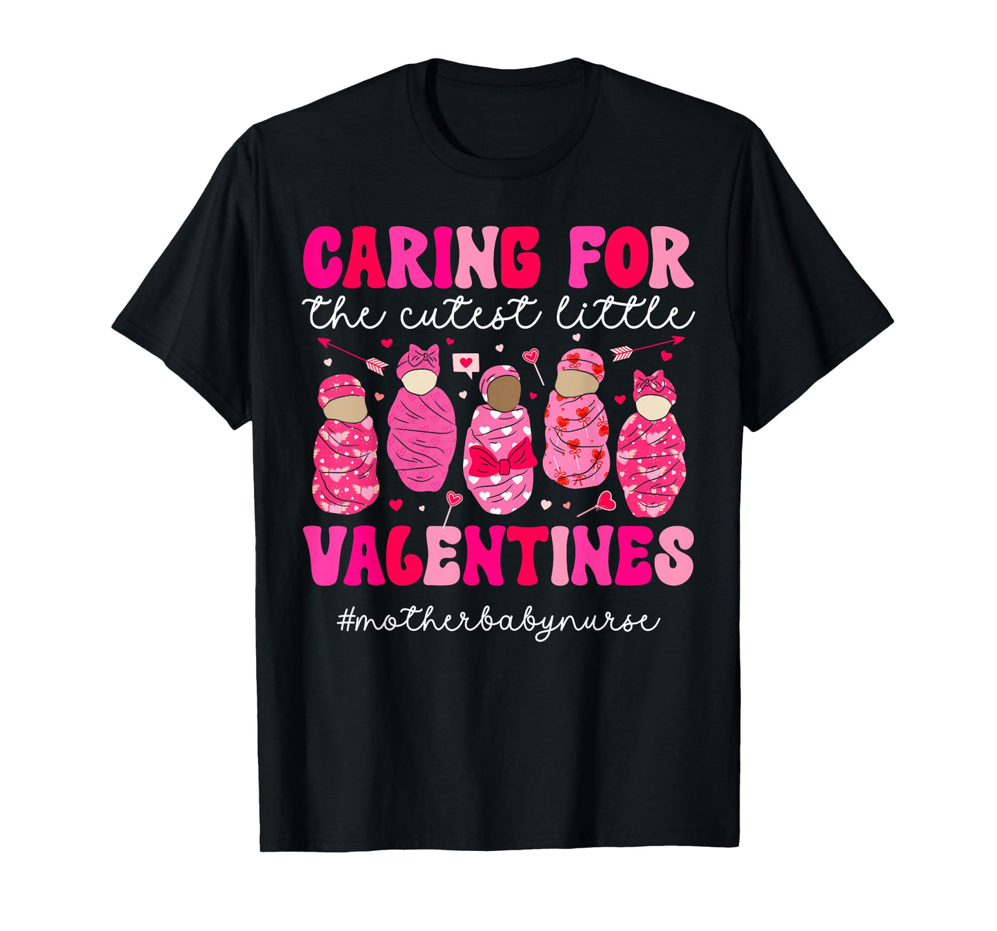 Mother Baby Nurse Valentine Postpartum Nurse Valentines Day T-Shirt