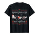 Overstimulated But Festive Opossum Ugly Sweater Christmas T-Shirt