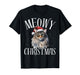 Funny Meowy Christmas Maine Coon Cat Merry Xmas Holiday T-Shirt