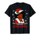 African American Woman Santa Just A Girl Who Loves Christmas T-Shirt