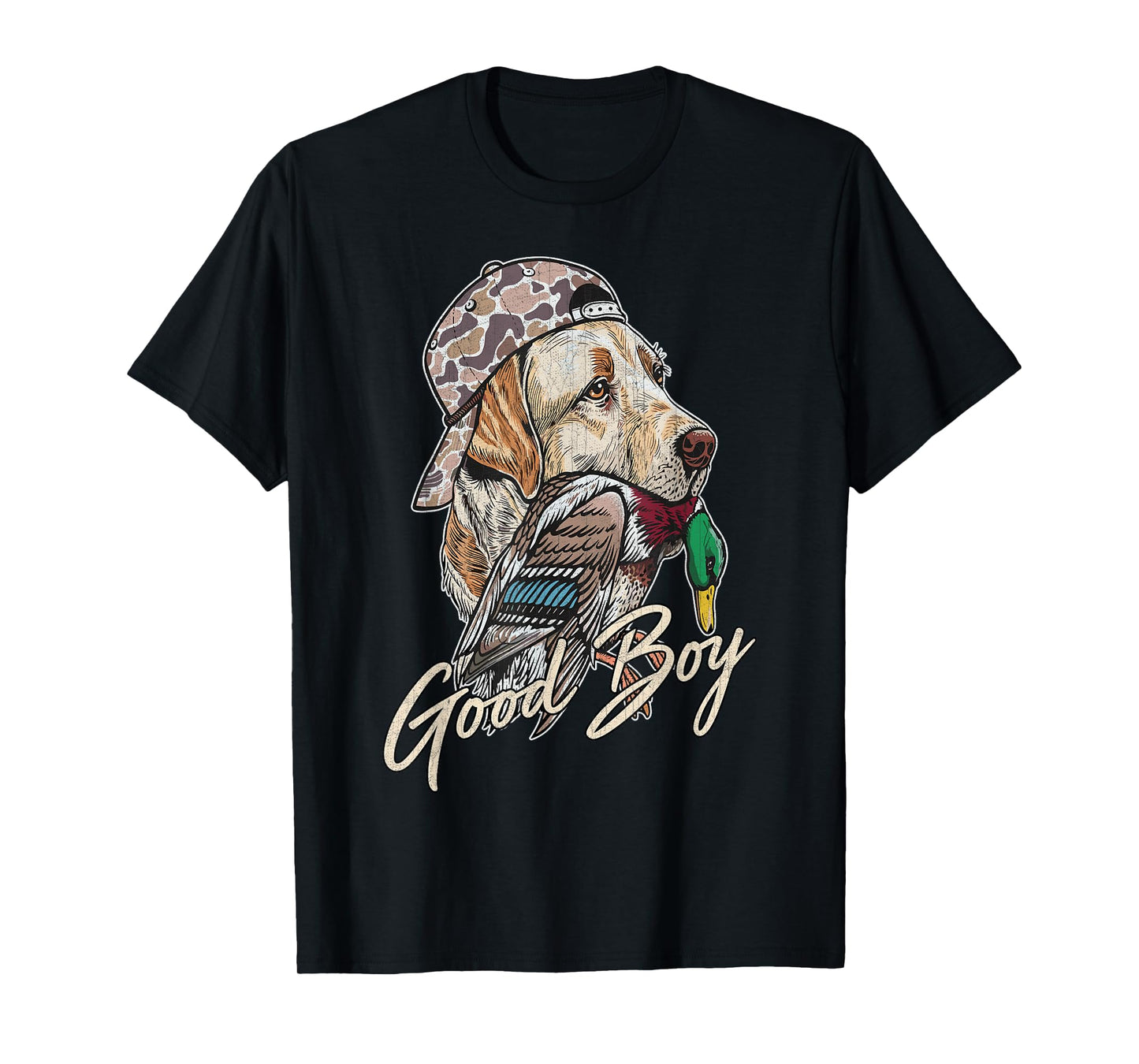 Good Boy Tee Duck Hunting Labrador Retriever for Men Boys T-Shirt