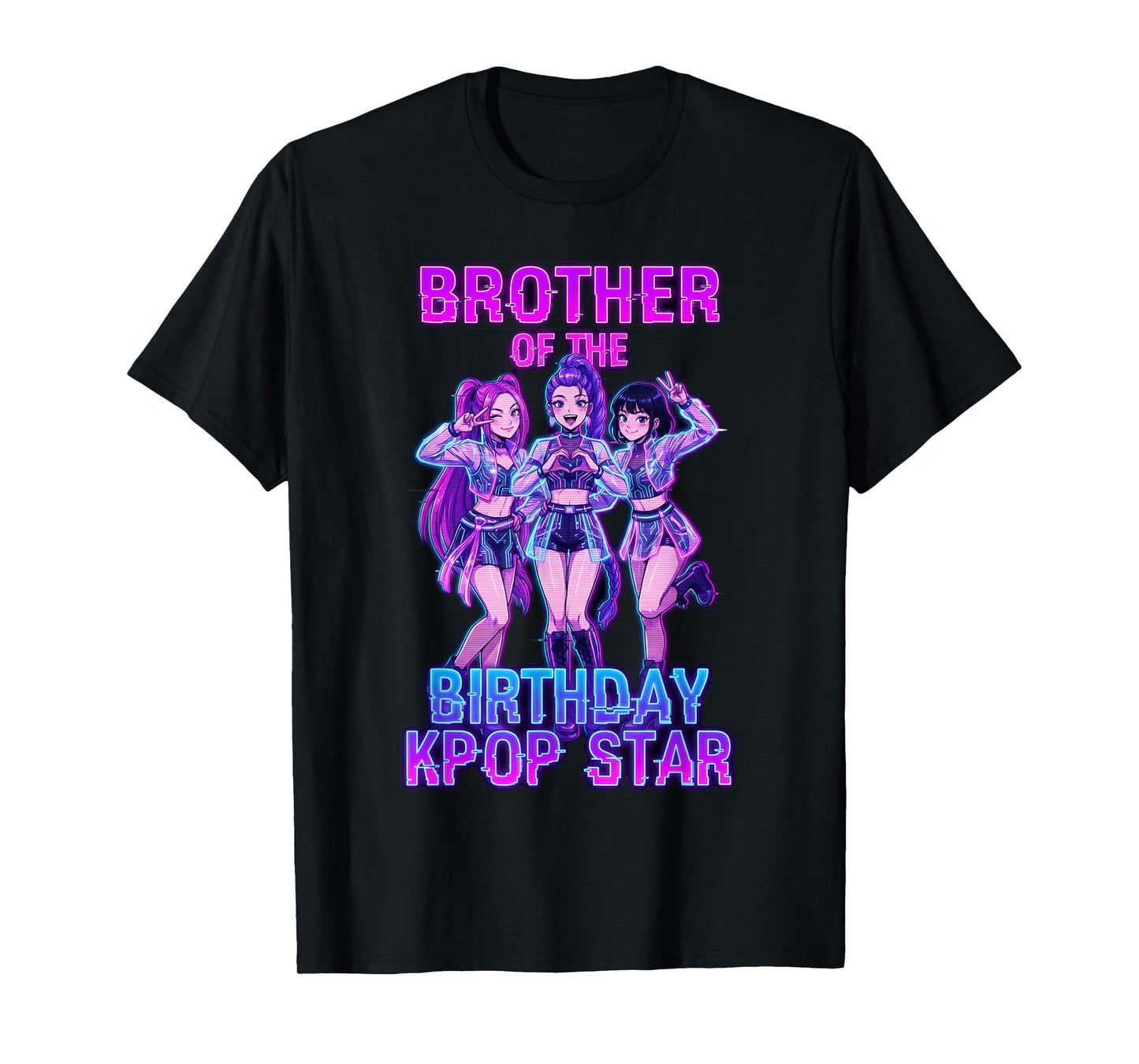 Brother of The Birthday K-pop Star Korean Pop Lover Fan Men T-Shirt