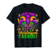Let The Shenanigans Begin Mardi Gras Jester Mask Men Women T-Shirt