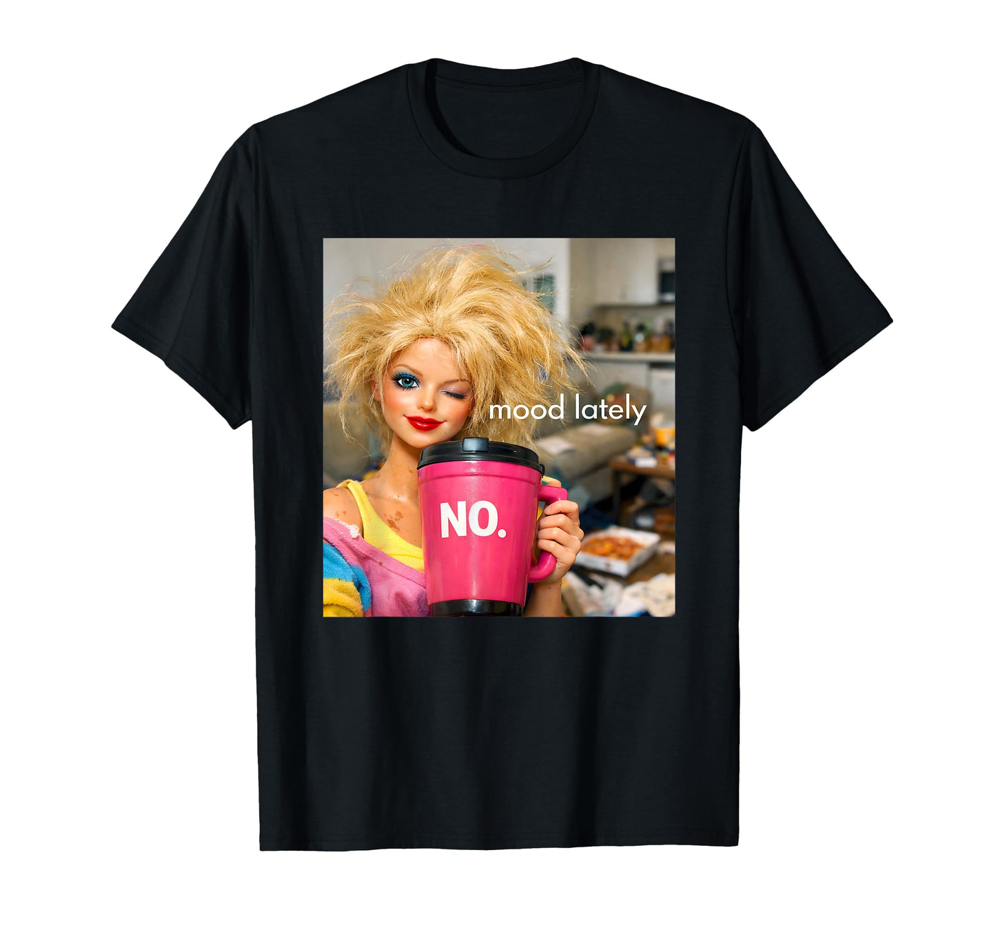 Retro Doll Face Meme Dolls Plastic Digusting Doll Face Meme T-Shirt