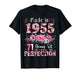 71 Year Old Made in 1955 Floral 71th Birthday Women T-Shirt
