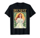 Resist Noveau Girl Art Protest Equality Women T-Shirt