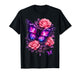 Beautiful Butterfly Purple Rose Butterfly Lovers Gifts Women T-Shirt