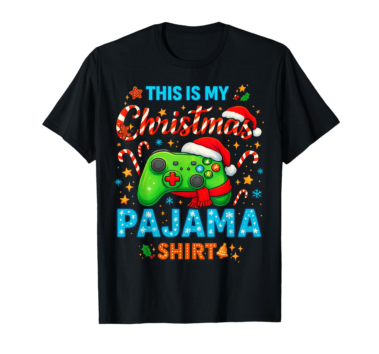 This is My Christmas Pajama Video Game Gamer Boys Teens T-Shirt