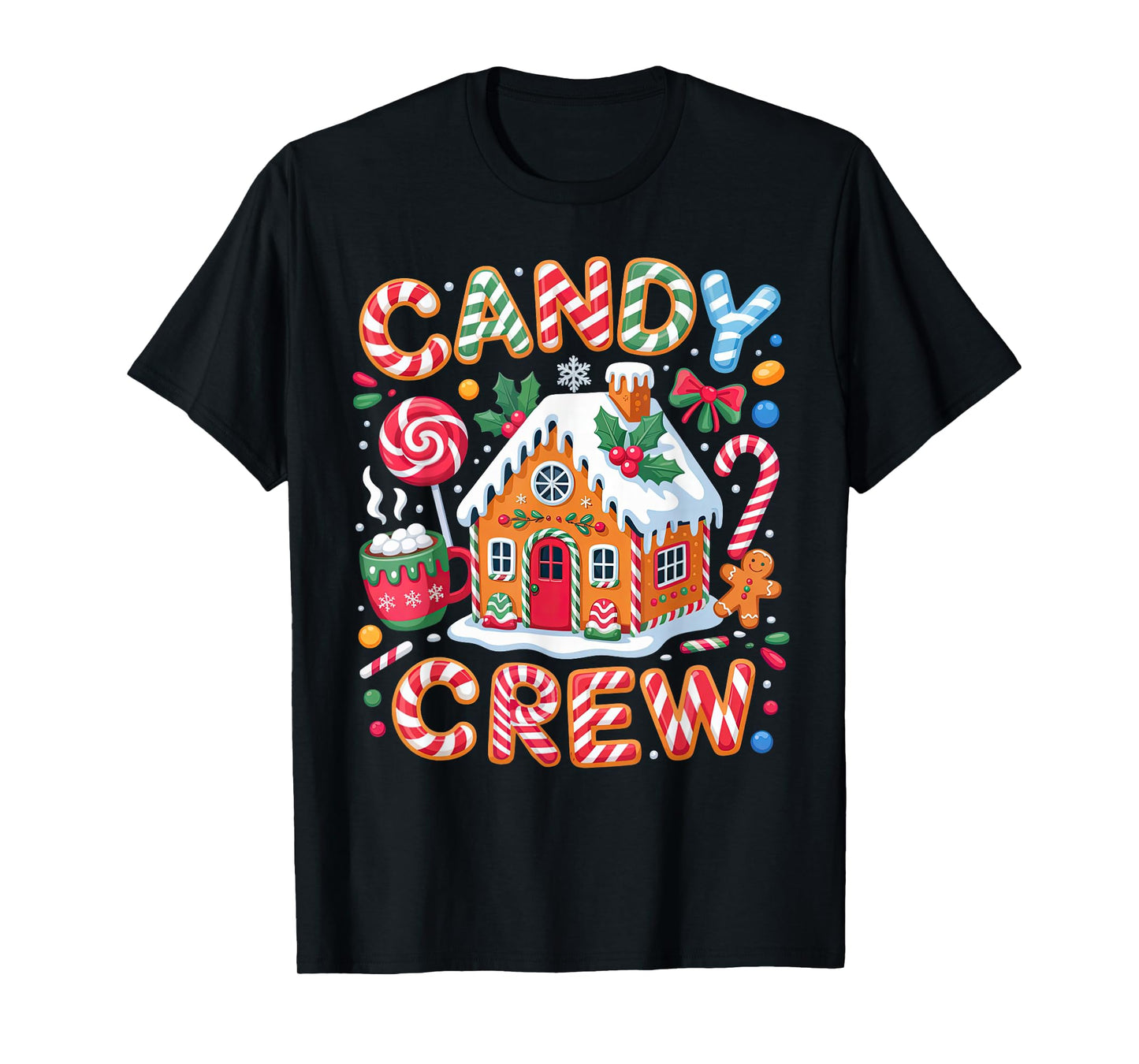 Candy Crew Christmas Candy Land Kids Candy Crew Christmas T-Shirt