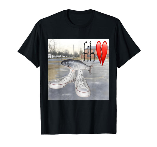 Fih Shoes Fish Funny Misspelled Meme Calling Brainrot SYBAU T-Shirt