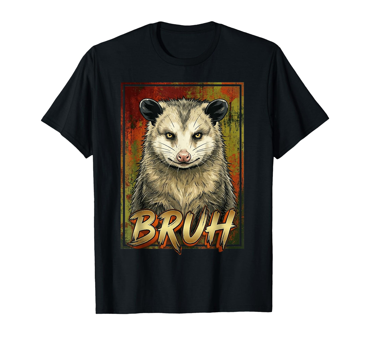 Funny Opossum Bruh Teens Boys Girls Kids Men Possum Meme T-Shirt