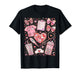 Pink Healthcare ER RN CNA ICU Valentine Nurse Heart Nurses T-Shirt