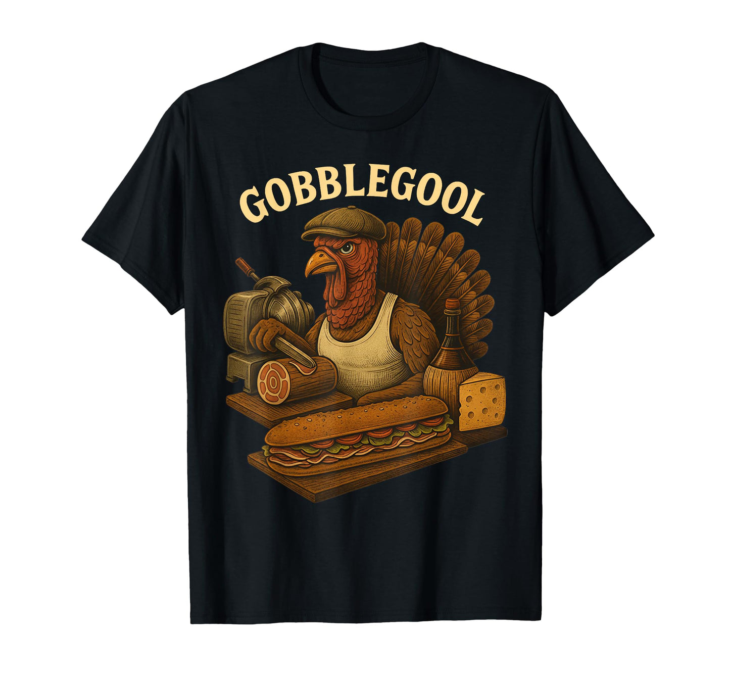 Gobblegool Turkey Baker Thanksgiving T-Shirt
