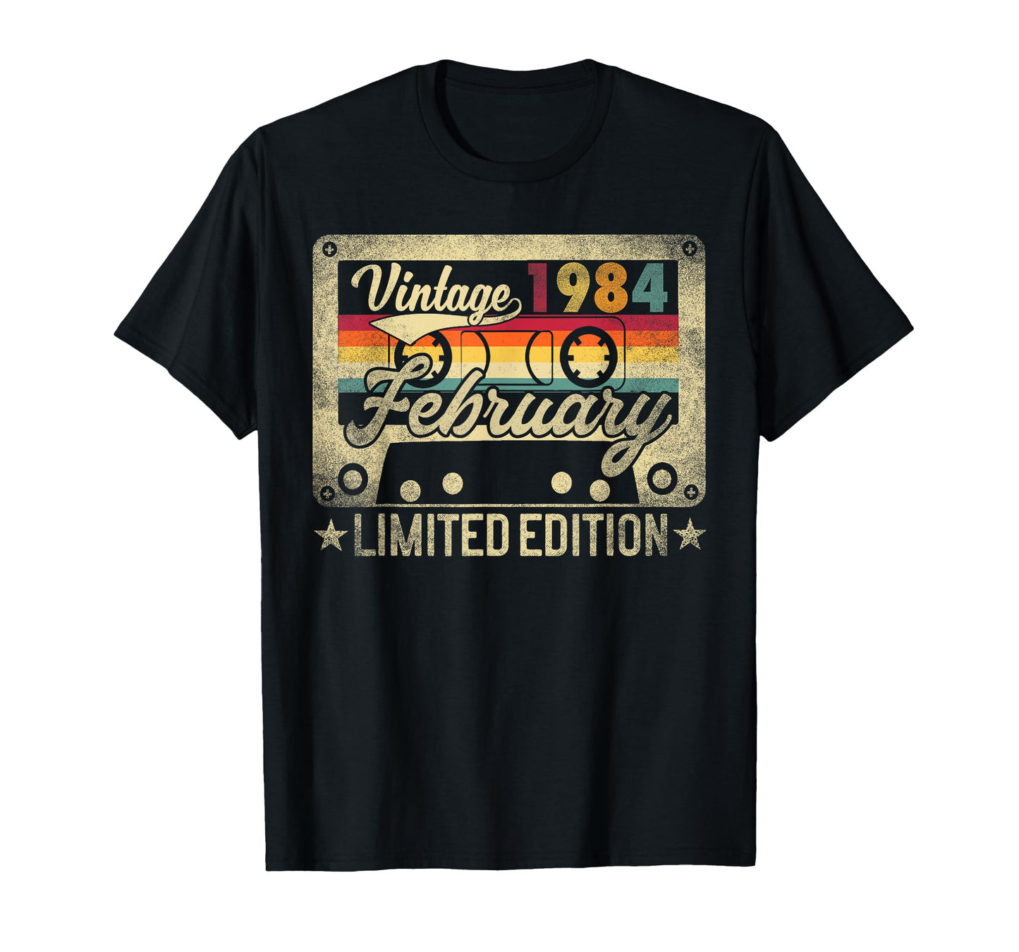 Vintage 1984 February 42 Years Old 42nd Birthday Men Women T-Shirt