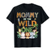 Mommy of The Wild One Safari 1St Birthday Kids T-Shirt