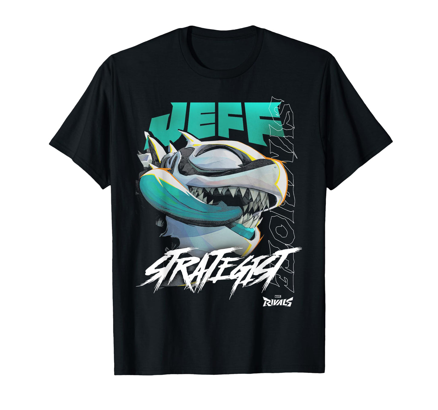 Marvel Rivals Jeff The Land Shark Strategist Art T-Shirt