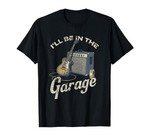 Retro Guitarist Dad Music Lover Design Funny Guitar Player T-Shirt