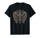 Ornate Cross with Angel Wings - Vintage Christian Faith Embl T-Shirt
