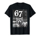 Cat Selfie with 67 Meme Funny Cats Graphic for Men Women Kid T-Shirt