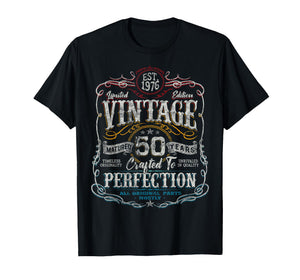 Vintage 1976 Limited Edition Shirt 50 Year Old 50th Birthday T-Shirt
