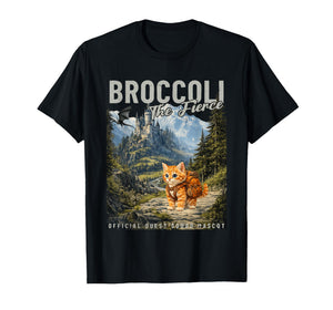 Quest Fantasy Squad Broccoli Funny Cat T-Shirt