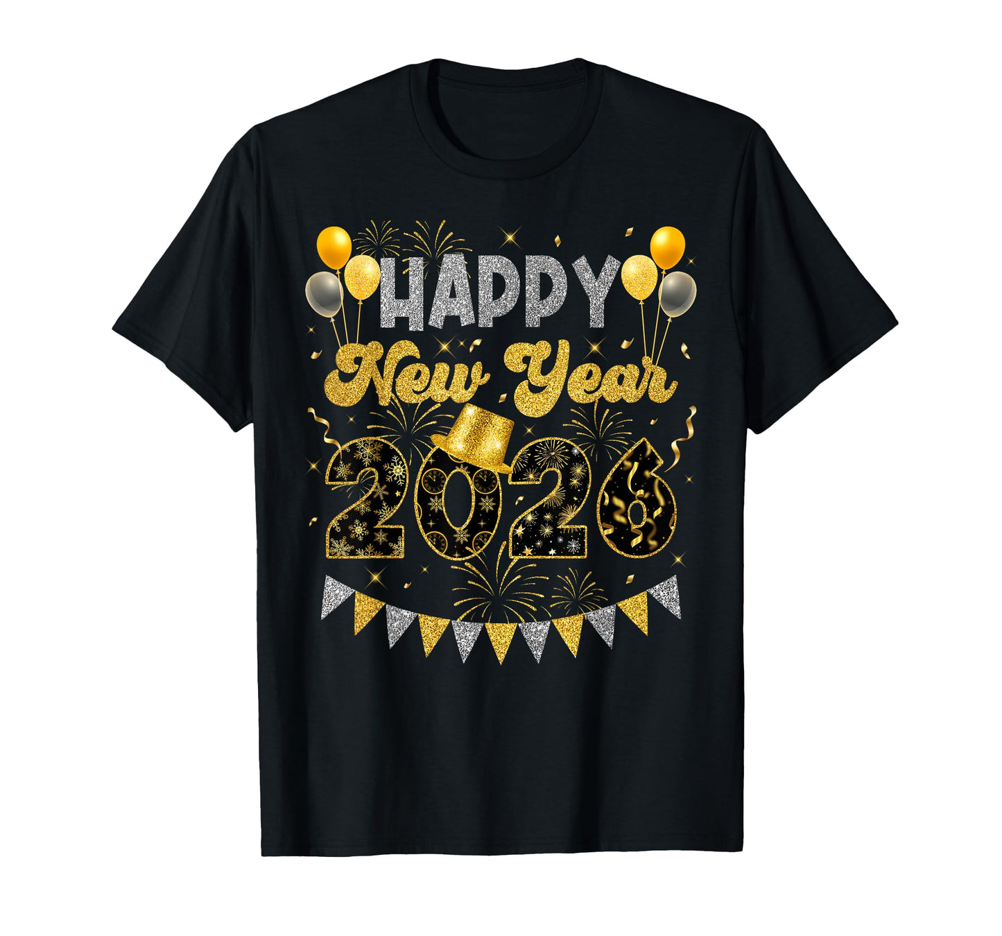 Celebration Happy New Year Eve 2026 Party Mens Womens Kids T-Shirt