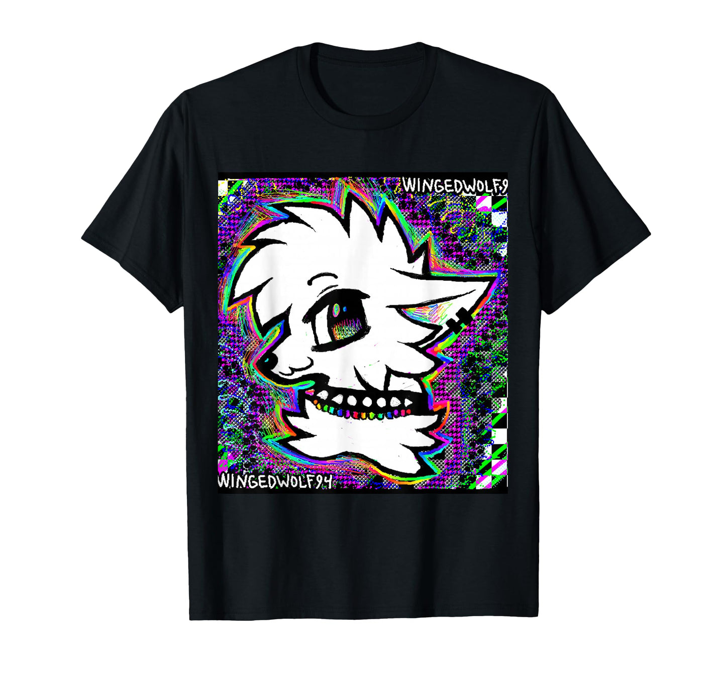 Retro Sparkledog Furry Art T-Shirt
