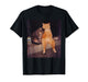 Funny Cat Smoking Beer Vintage Y2K Grunge Meme Graphic Tee T-Shirt