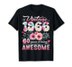 Vintage 1966 Floral 60 Years Old 60th Birthday Party Costume T-Shirt