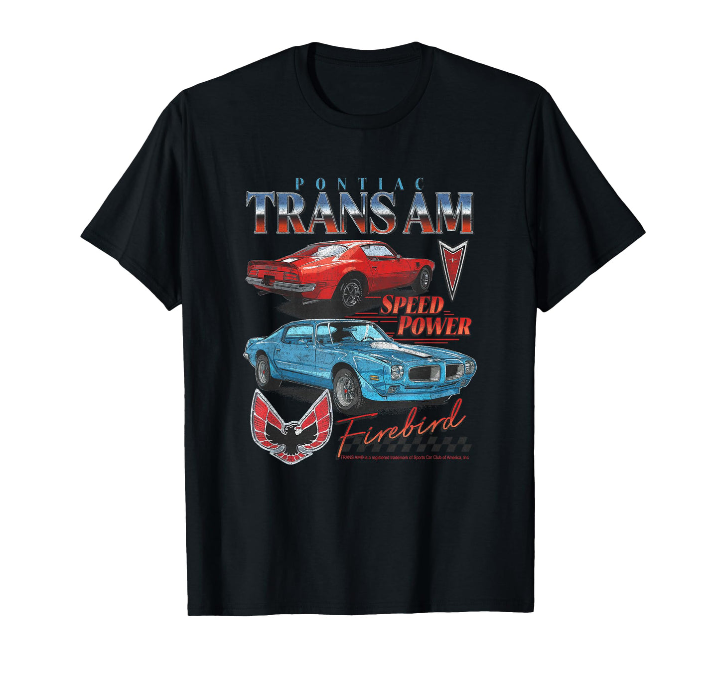 Trans Am Pontiac Firebird Vintage Muscle Car Speed Power T-Shirt