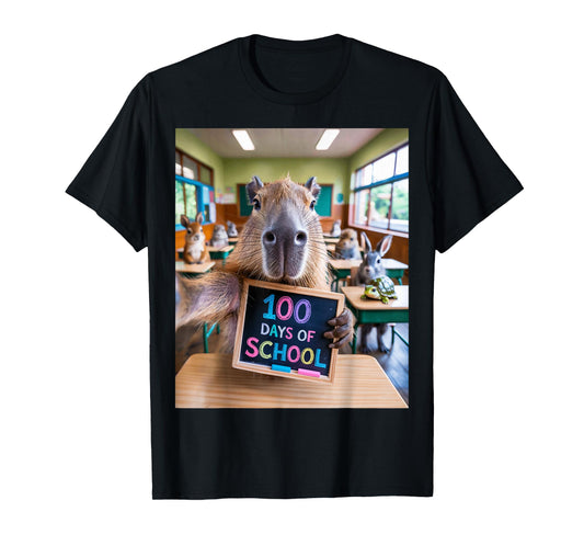 Capybara Selfie 100 Days of School Design for Capybara T-Shirt