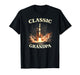 Classic Grandpa Vintage Rocket Retro Space Explorer Style T-Shirt
