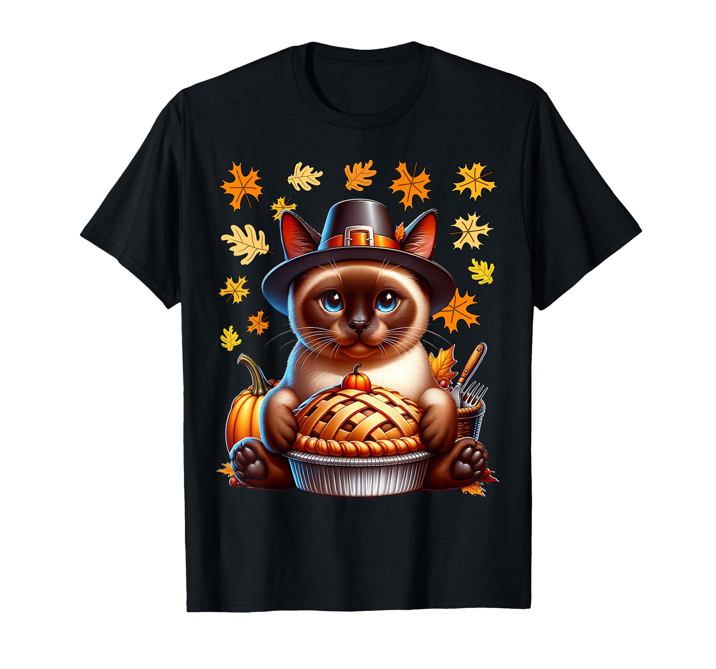 Siamese Cat Thanksgiving Siamese Cat Thanksgiving T-Shirt