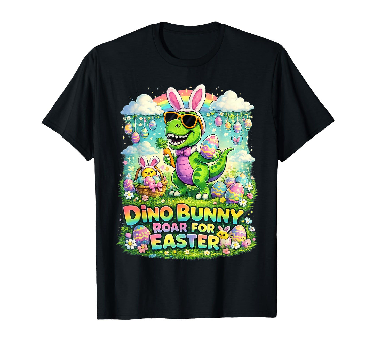 T-Rex Bunny Costume Easter Outfit for Boys and Kids Funny T-Shirt