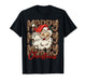 Merry Christmas Leopard Santa Hat Cheetah Xmas Pajamas T-Shirt