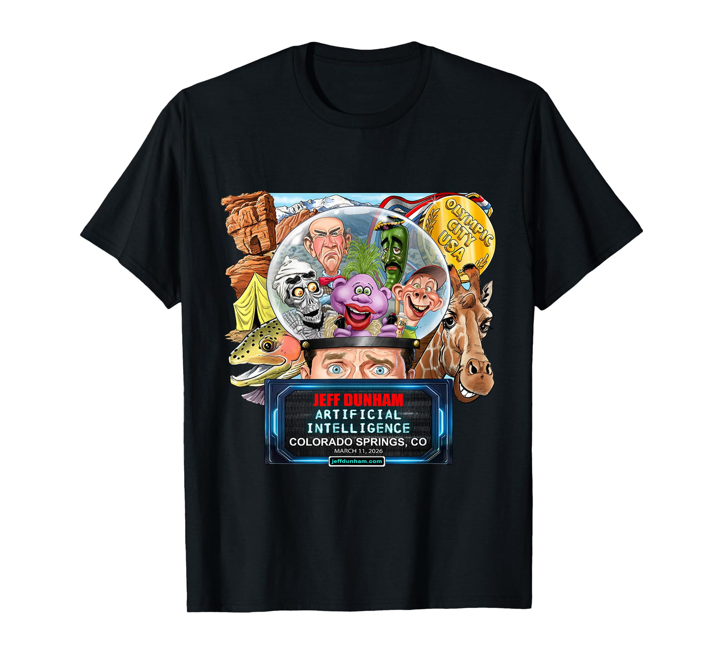 Jeff Dunham Colorado Springs, CO (2026) T-Shirt