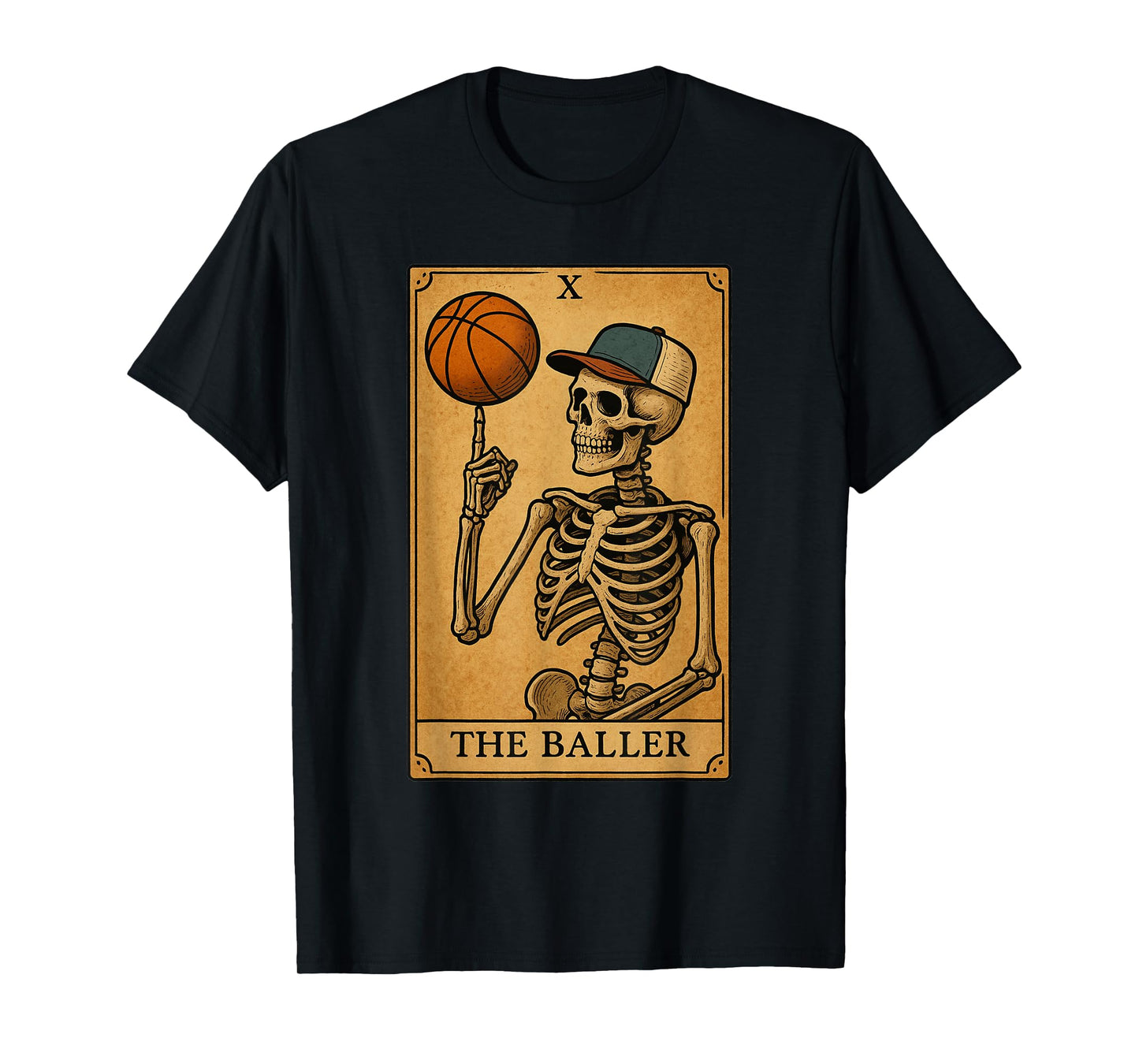 Basketball Player Men Women Boys Basketball Lover The Baller T-Shirt