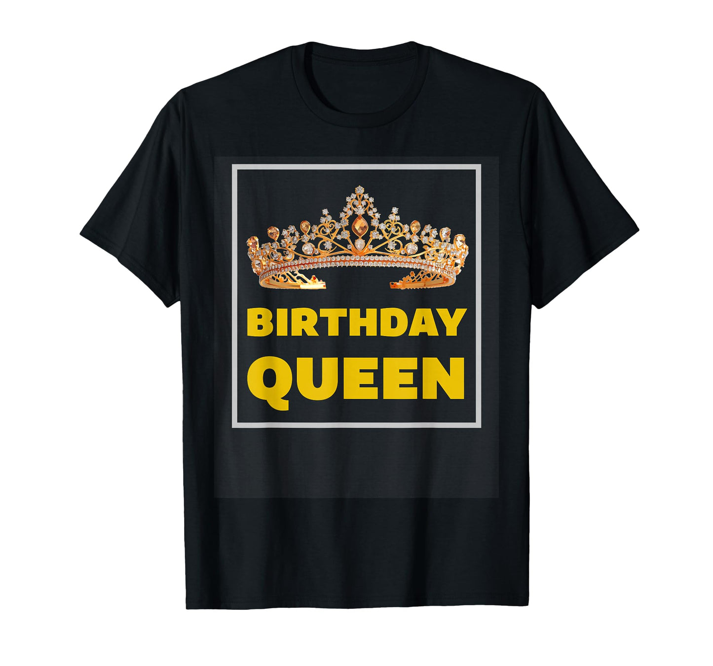 Birthday Queen- Golden T-Shirt