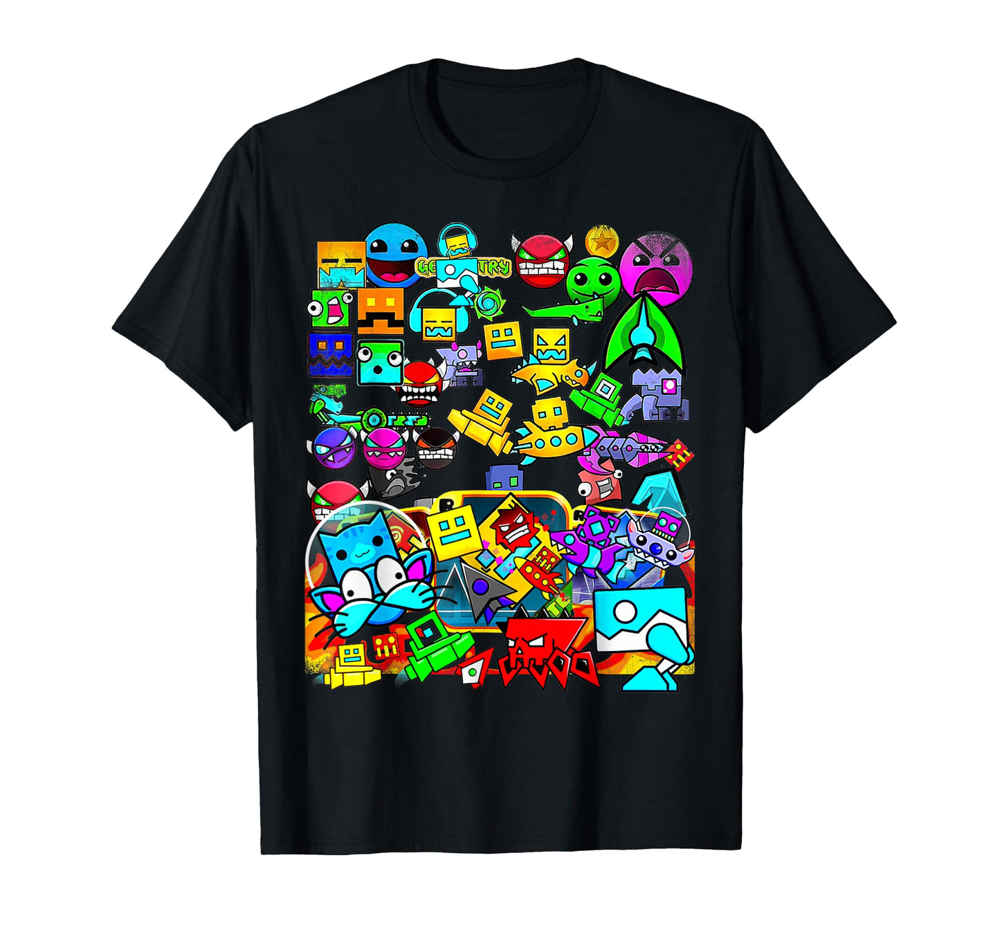 Video Game Geometry Video Gamer Lover Dash T-Shirt