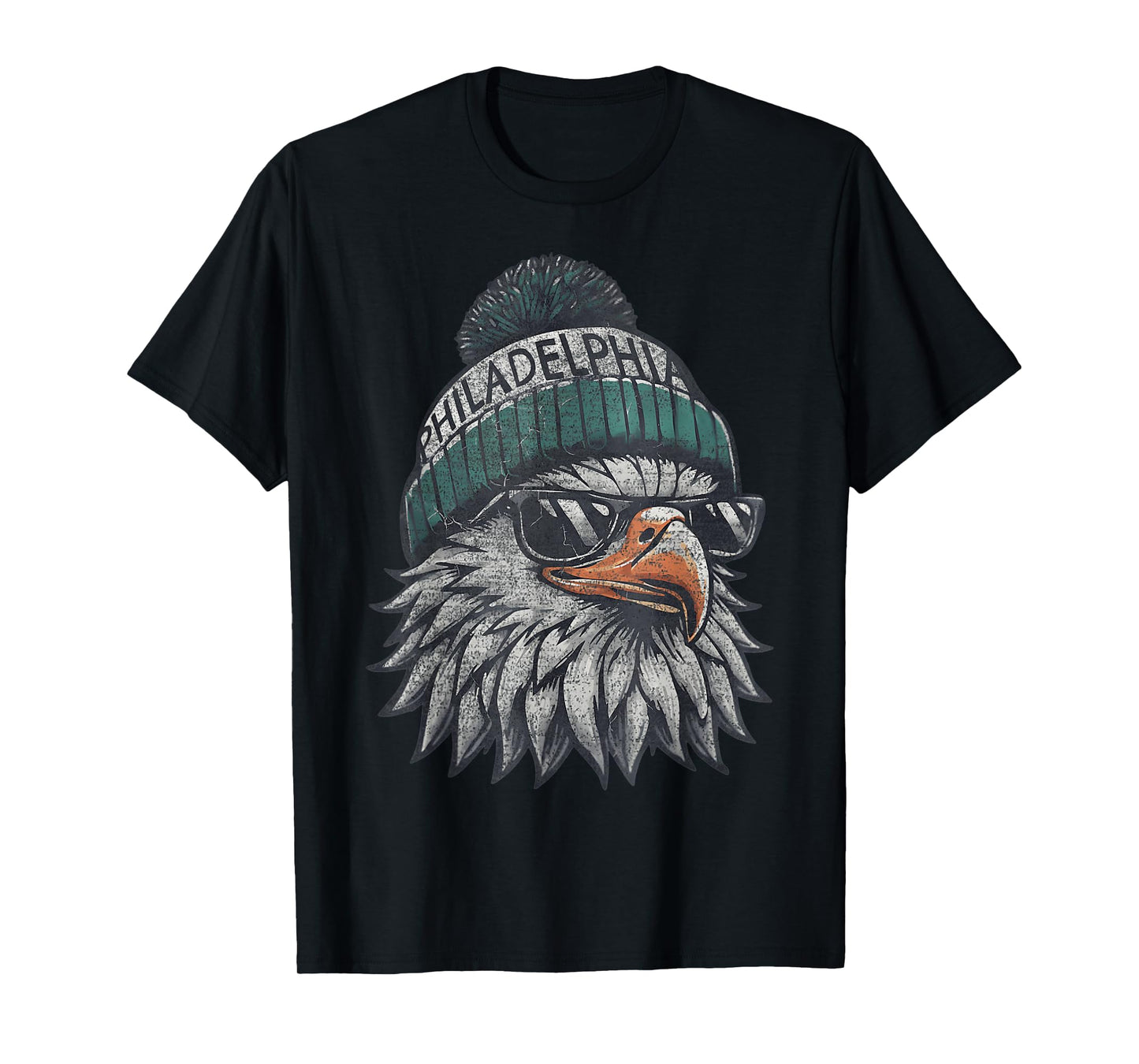 Vintage Eagle with Sunglasses Men Women Kids Cool T-Shirt