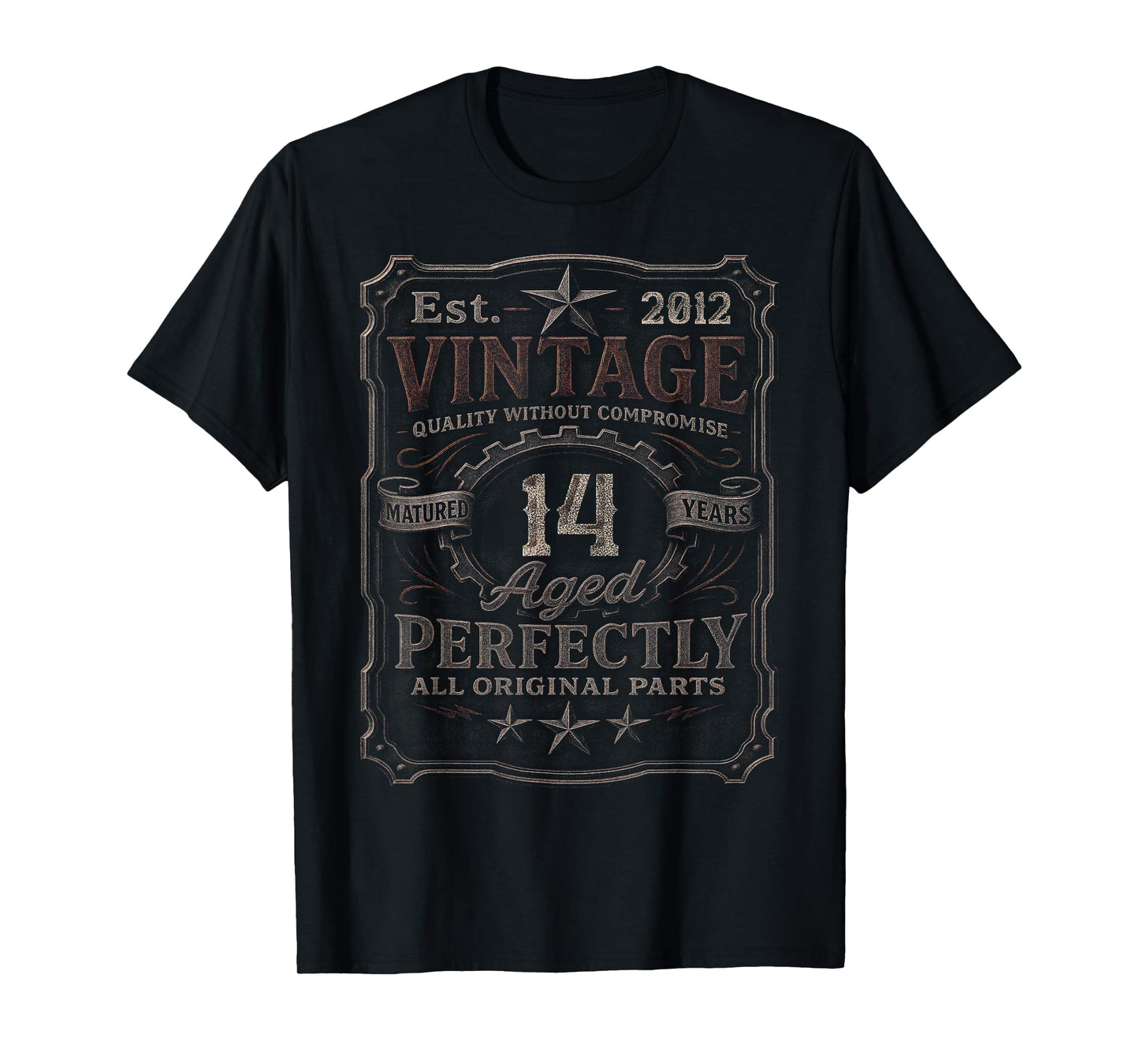 Vintage 2012 Limited Edition Shirt 14 Year Old 14th Birthday T-Shirt