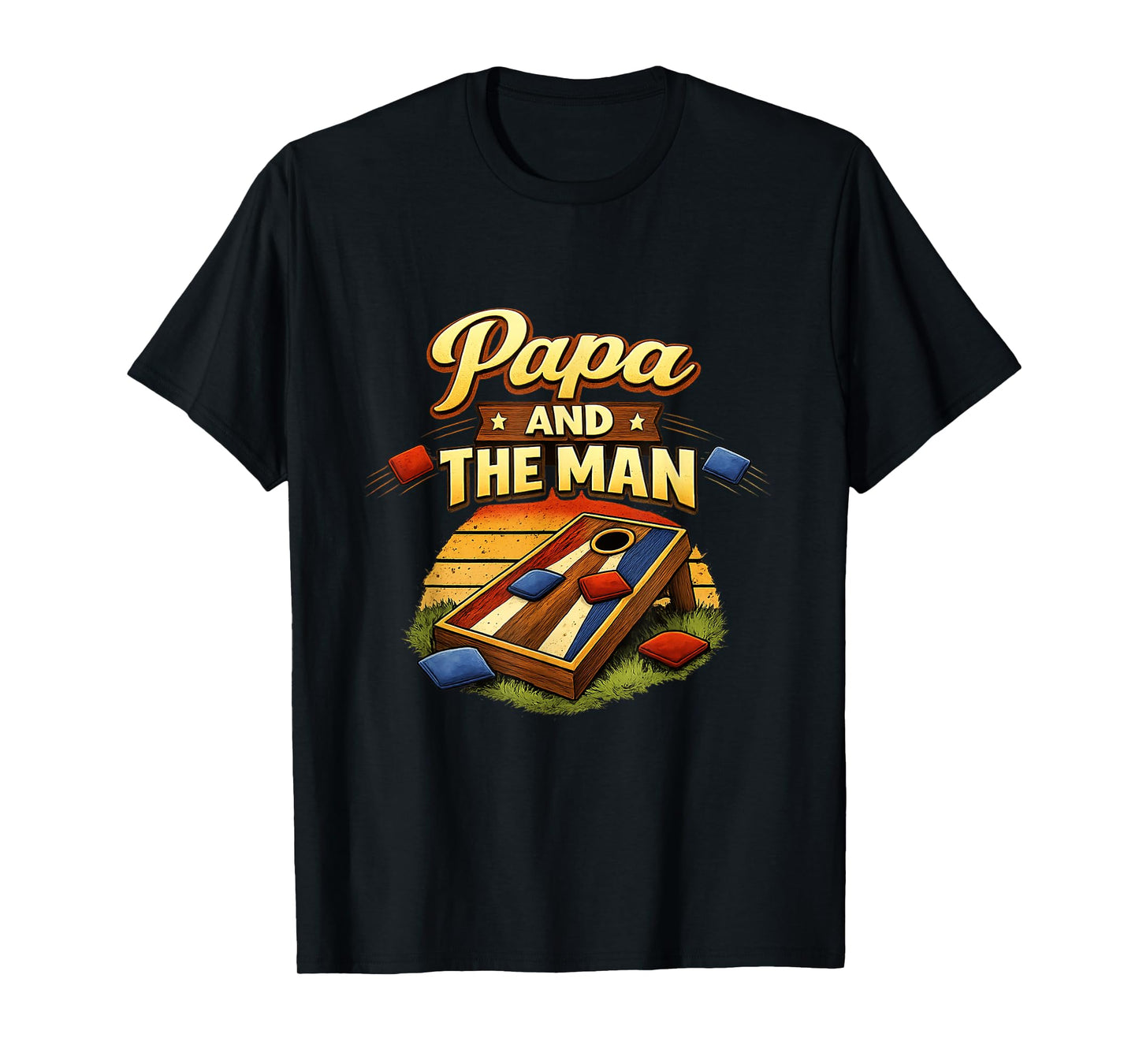 Papa and The Man Corn Hole T-Shirt