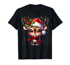 Merry Christmas Reindeer Men Women Family Matching Reindeer T-Shirt