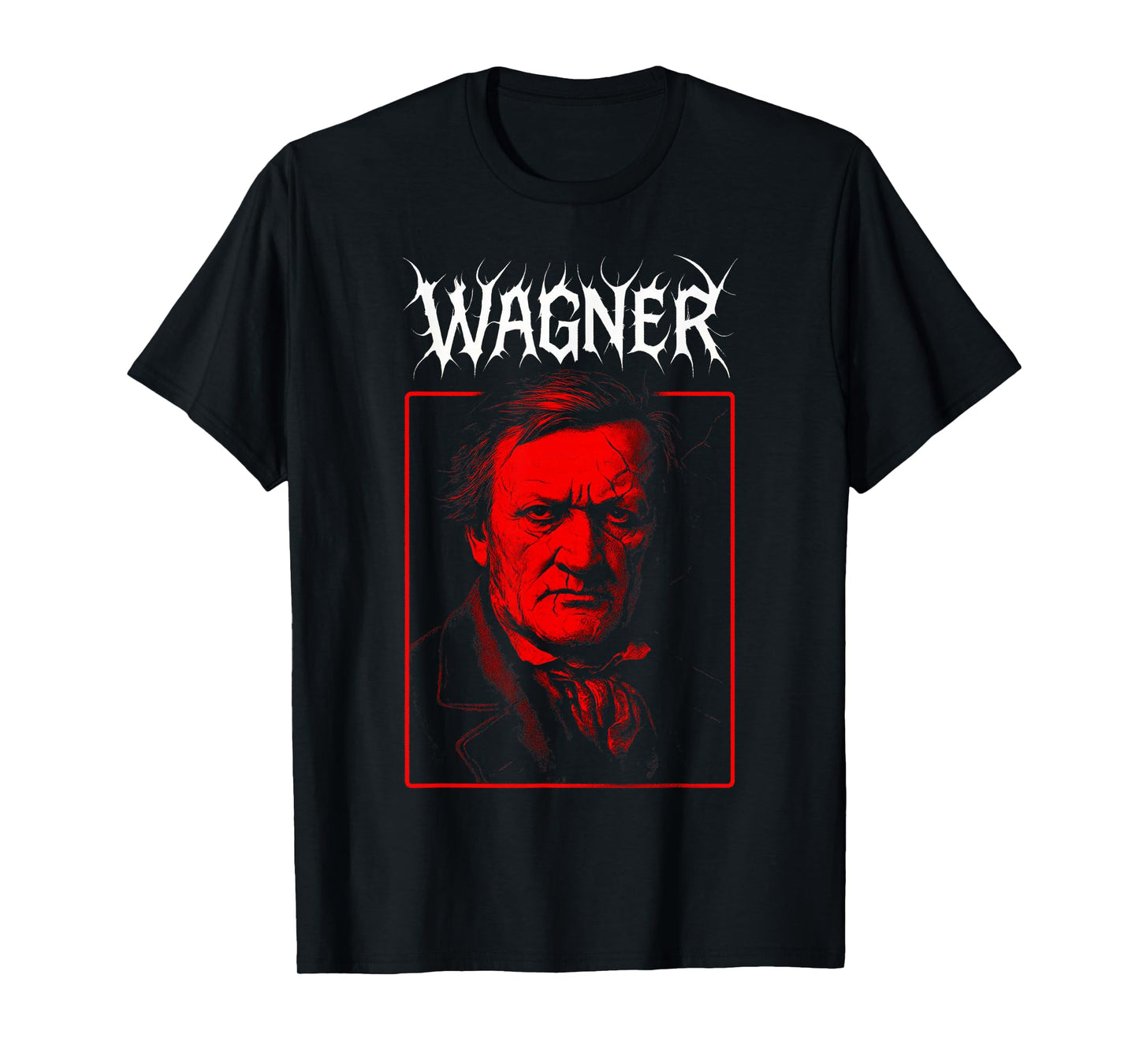 Richard Wagner Classical Music Composer Death Metal Goth T-Shirt