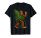 Rockin Christmas Bigfoot Carrying Tree Fun Xmas Rock n Roll T-Shirt