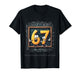 Six Seven Math Meme 67 Chalkboard Cartoon Classroom Humor T-Shirt